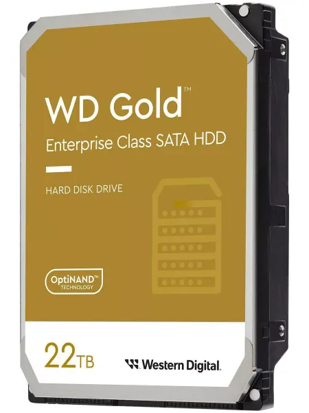 Western Digital Жесткий диск HDD, 22 ТБ, 3.5", 7200 об.мин (WD221KRYZ)