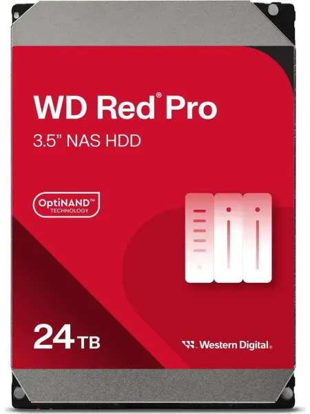 WD Жесткий диск 24TB SATA-III WD241KFGX NAS Red Pro (7200rpm) 5