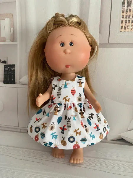 Платье на куклу Nines 23см Little Mia