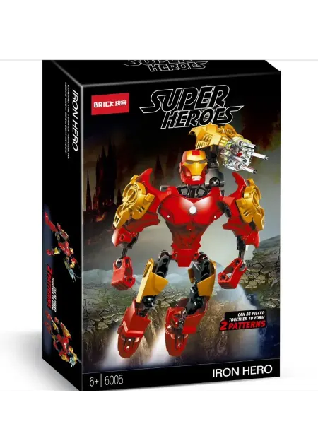 LEGO Конструктор супер герои Железный человек 6005