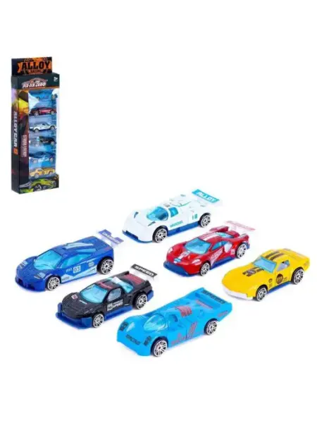 Умелец Я Набор металлических машинок-игрушек "Hot Car" 6 шт