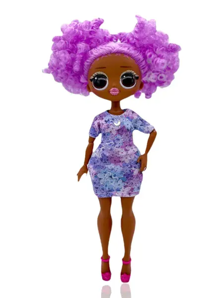 Dolls' Fashion Одежда для куклы лол омг, Платье "Фиалка"