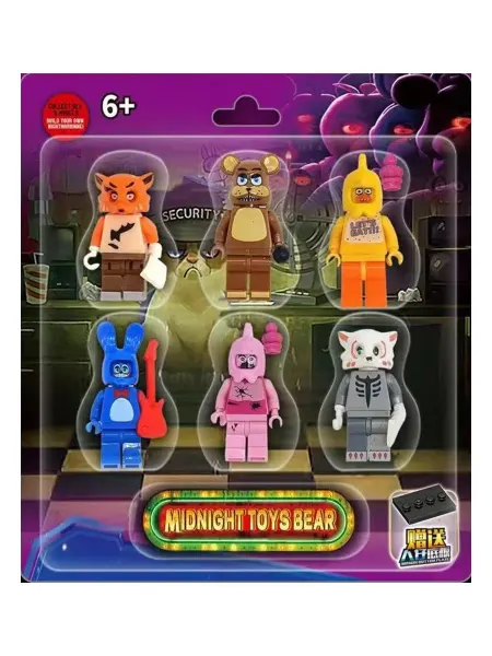 LEGO Конструктор минифигурки Полуночного Медведя 6 шт