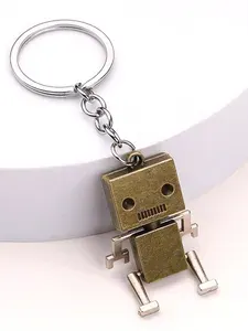 Брелок для ключей металлический человечек , брелок на сумку