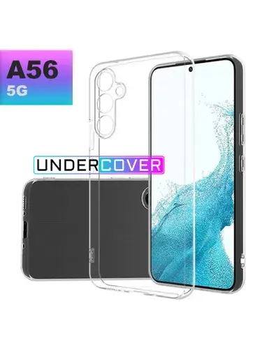 Силиконовый чехол для Samsung Galaxy A56 5G / Прозрачный чехол на Самсунг Галакси А56 с защитой камеры