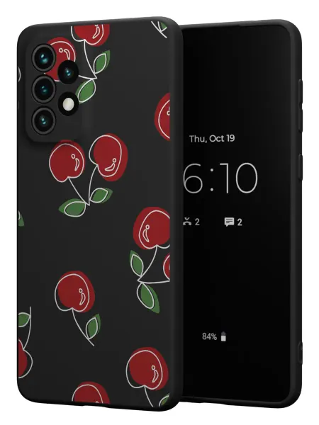 FACTORIA Чехол на Samsung A73 5G с принтом Вишенки