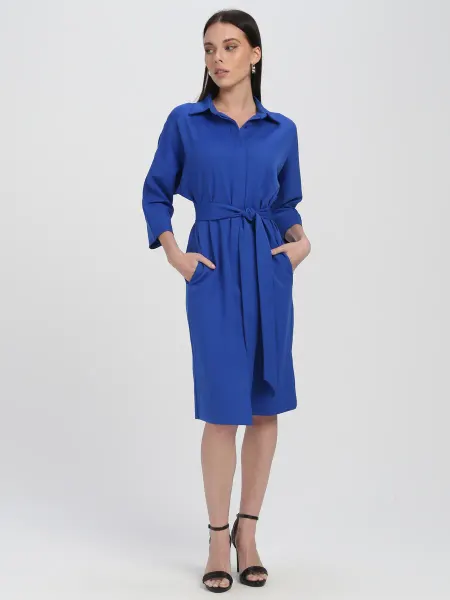 TH Fashion Платье рубашка женское вечернее праздничное