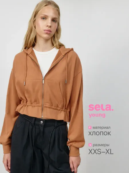 SELA Толстовка оверсайз из линейки Young