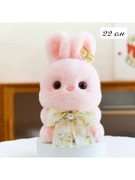 Unicorn Toys Мягкая игрушка плюшевый заяц 22 см