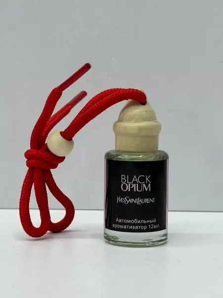 Ароматизатор для автомобиля Духи в машину Ив Сен Лоран Блэк Опиум 12мл Автопарфюм