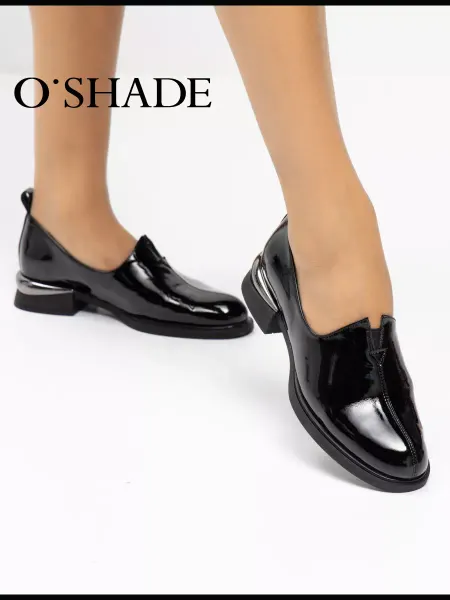 O`SHADE Лоферы женские черные