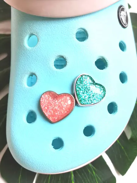 Fun_Jibz Джибитсы металлические для crocs блестящие для женщин
