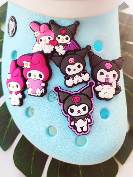 Fun_Jibz Джибитсы Куроми набор для Crocs 6 шт детские