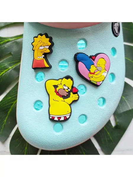 Fun_Jibz Джибитсы для Crocs Симпсоны