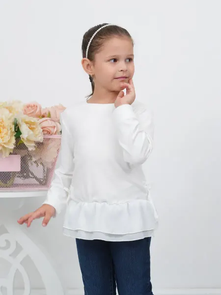 Mama Karla Школьная рубашка приталенная