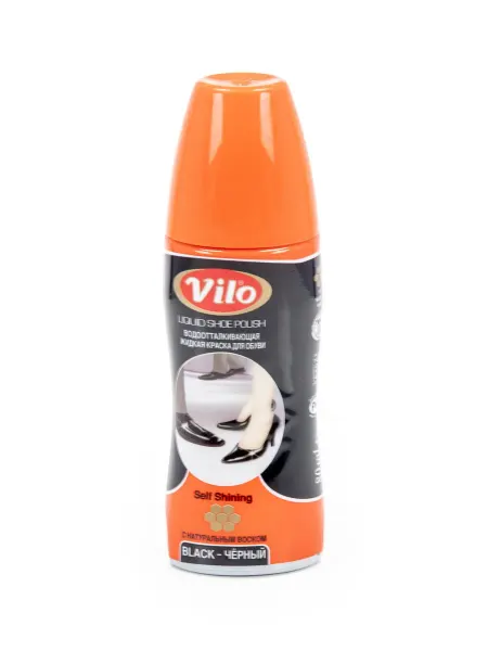 VILO Краска для кожаной обуви Вило Liquid shoe polish, 80мл
