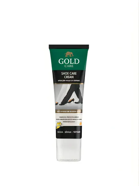GoldCare Крем для обуви 80мл Черный