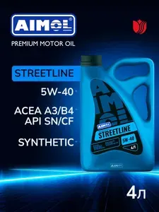 AIMOL StreetLine 5W-40 Масло моторное, Синтетическое, 4 л