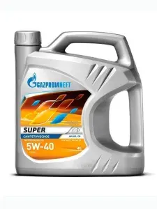 Gazpromneft Super 5W-40 Масло моторное, Синтетическое, 4 л