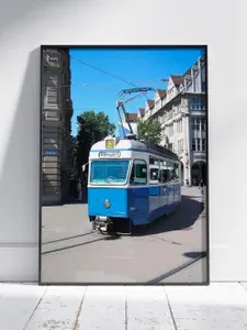 HEAVEN POSTER Постер "Цюрихский Трамвай Карп - Zurich Karpfen Trams 1", 30х21 см