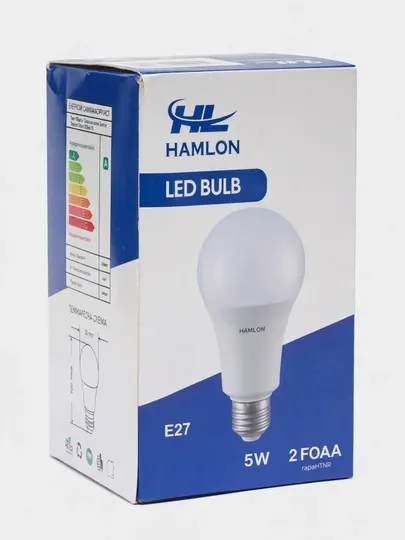 Светодиодная лампа HAMLON LED E27 — яркий и экономичный свет , 5W–60W