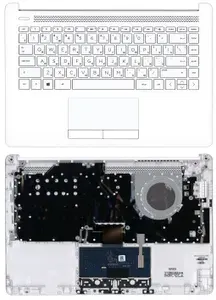 Клавиатура топкейс для HP 14-CK 14-CM белый