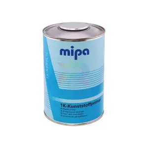 Грунт адгезионный автомобильный для пластика Mipa 1K Kunststoffprimer прозрачно-серебристый 1 л.