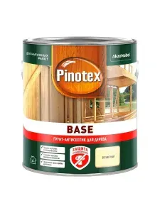 Грунт-антисептик Pinotex Base 2.5 л. (Пинотекс база, глубоко проникающий грунт для древесины с фунгицидными добавками))