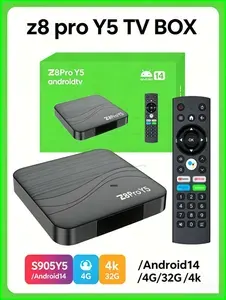 Смарт приставка 2026 TV-бокс Z8 PRO Y5 мощный процессор Android TV Top медиаплеер 2026