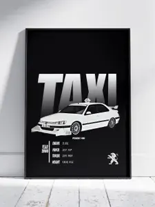 Плакат на стену для интерьера Такси (Taxi - Общее 4) - Постер по фильму кино формата А4 (21x30 см)