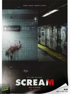 Постер Крик, Scream, по мотивам фильма, постер на стену для интерьера, в комнату для дома и офиса, А3 (420х297 мм), ПП