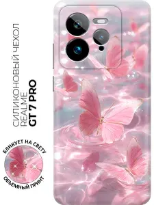 Чехол на Realme GT 7 Pro с принтом "Нежная грация лета"