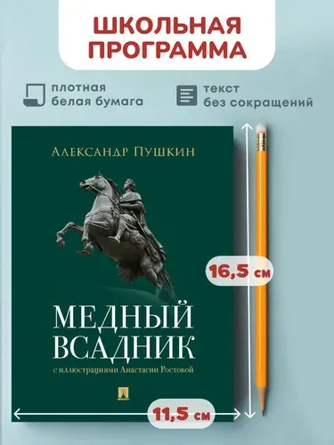 Медный всадник Пушкин Александр Сергеевич. Поэма Пушкина с иллюстрациями Анастасии Ростовой. | Пушкин Александр Сергеевич