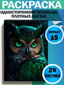 Раскраска Совы