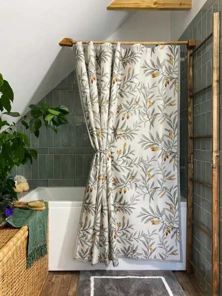 Bath Curtains Nova Штора для ванной тканевая 180х180 водоотталкивающая