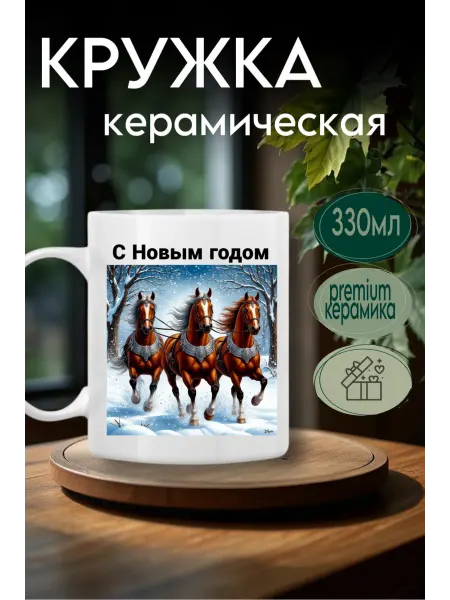 Ceramic Prints-M Новогодняя кружка