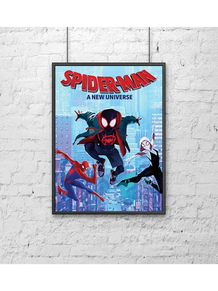 Poster Mall Постер на стену Человек-Паук Новая Вселенная 30х40
