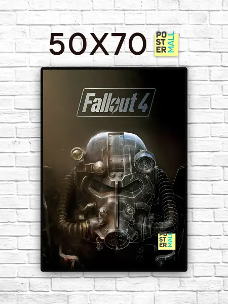Poster Mall Постер на стену Игра Fallout 4 50х70