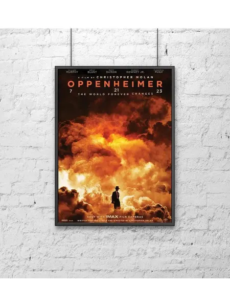 Poster Mall Постер на стену Кино Оппенгеймер (Oppenheimer) 40х50