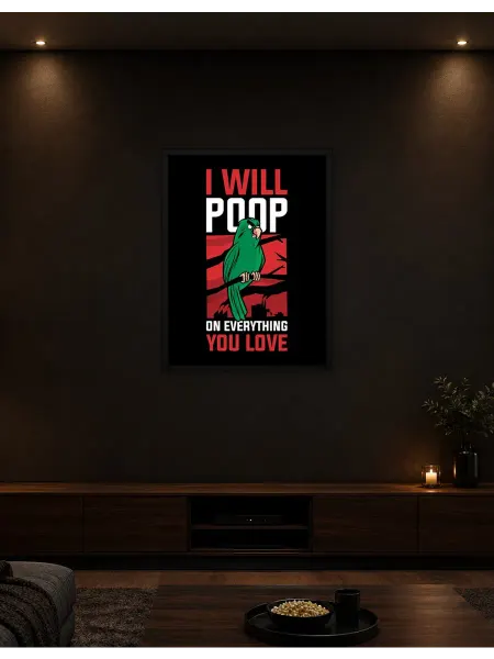 Postersbase Арт-постер Я буду какать на всё 30x40