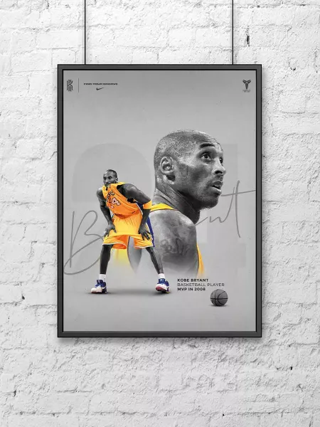 Poster Mall Постер на стену Баскетбол - Коби Брайант 30х40