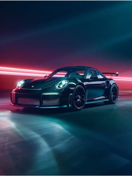 Poster Mall Постер на стену Авто - Porsche 911 ретро 40х50