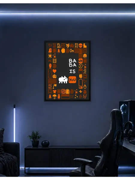 Postersbase Интерьерный постер Баба - это ты, игровые арты 50x70