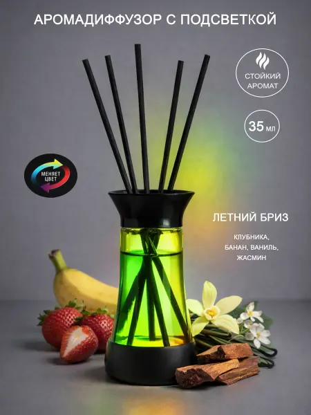 3Троя Диффузор для дома с палочками стойкий аромат