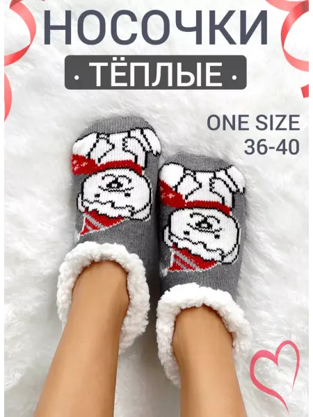 HobbyLine Носки теплые домашние