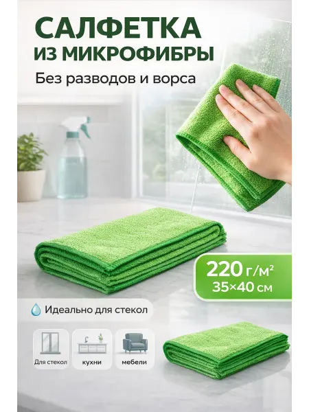 Салфетка из микрофибры универсальная