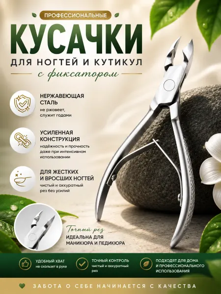 Versh Shop Кусачки для кутикулы и ногтей маникюрные щипчики