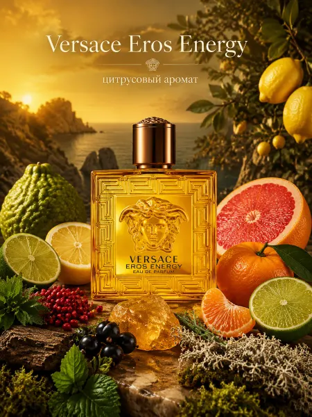 Туалетная вода Versace Eros Energy, 100 мл, мужская
