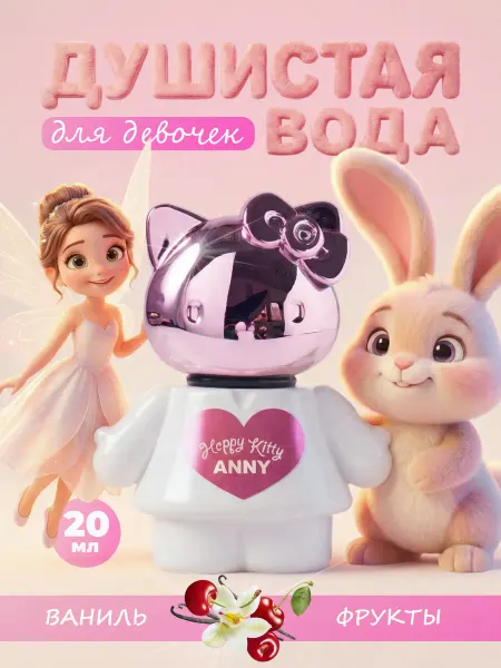 Happy kitty Душистая вода детская для девочки "Энни" 20 мл