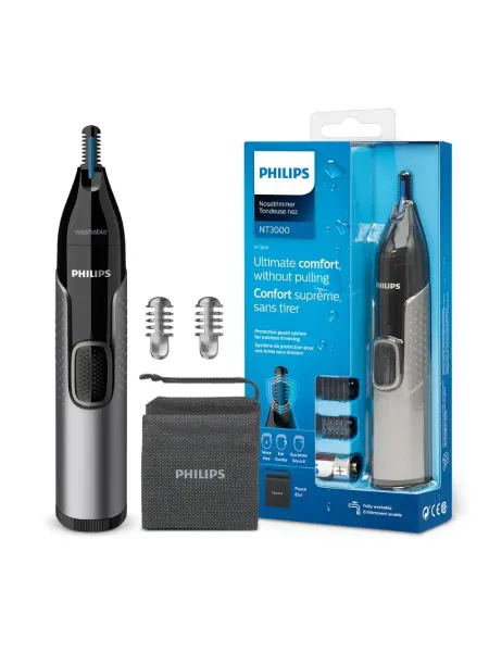 PHILIPS Триммер для носа и ушей мужской на батарейках
